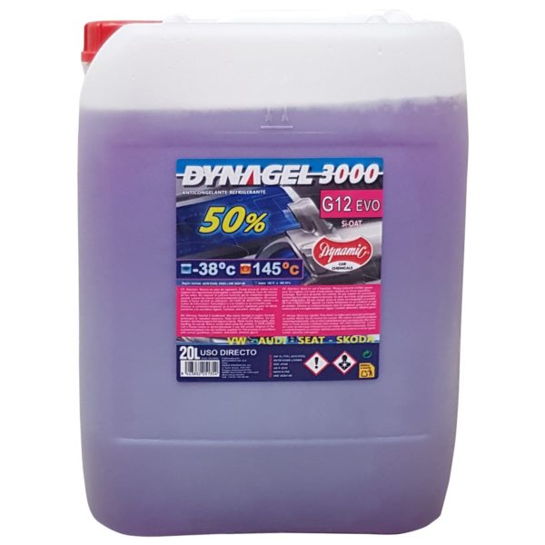Anticongelante DYNAGEL 3000 G12 EVO – 20 lt