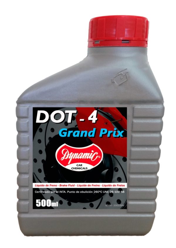 Líquido de frenos y embrague DOT4 GRAND PRIX - 500 ml