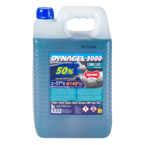 Anticongelante DYNAGEL 3000 50% azul - 5 lt