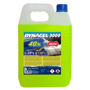 Anticongelante DYNAGEL 3000 40% amarillo - 5 lt