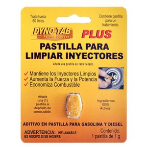 Aditivo para limpieza inyectores DYNO-TAB PLUS - Blister 1 Un.