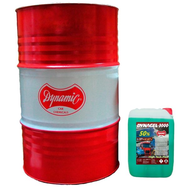 Anticongelante DYNAGEL 3000 HIGH TECH PLUS 50% verde - 200 lt